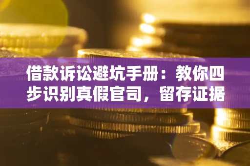 北京借款诉讼避坑手册：教你四步识别真假官司，留存证据不踩雷