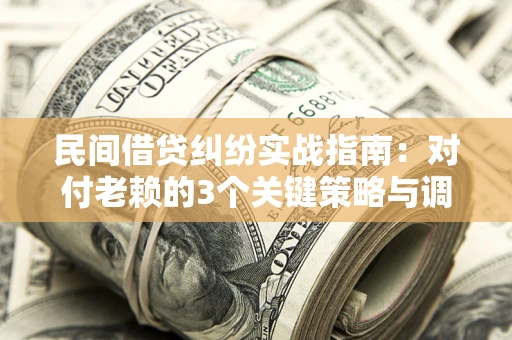 北京民间借贷纠纷实战指南：对付老赖的3个关键策略与调解盲区解析