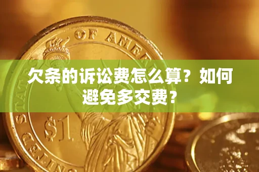 北京欠条的诉讼费怎么算？如何避免多交费？