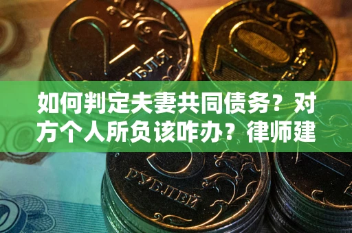 北京如何判定夫妻共同债务？对方个人所负该咋办？律师建议