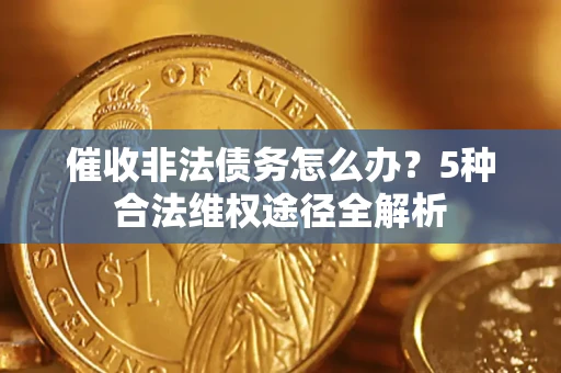 北京催收非法债务怎么办？5种合法维权途径全解析